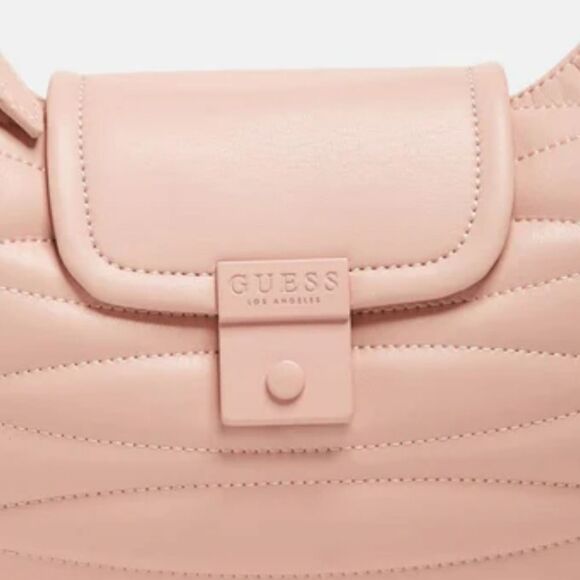 GUESS Lily Quilted Shoulder Bag • Blush Pink • New • Sold Out - Picture 9 of 9